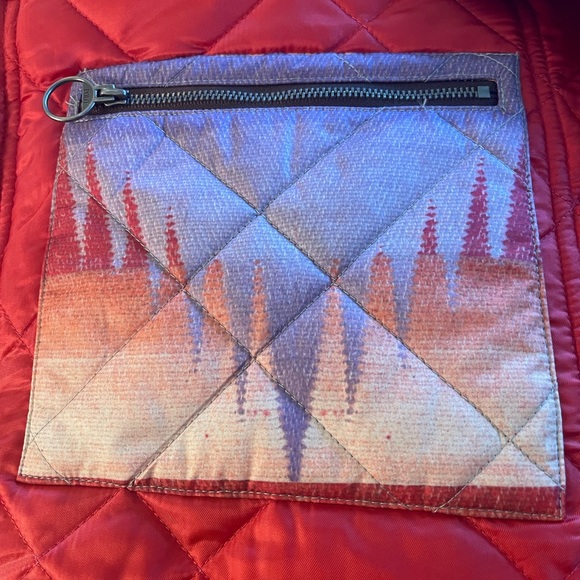 POLO RALPH LAUREN Quilted Colorful Southwestern Jacket Real Leather Trim XXL NEW - Picture 12 of 12